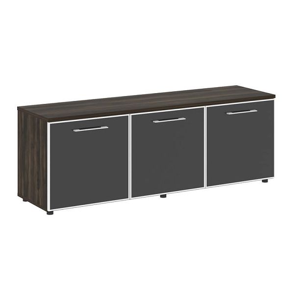 Ялта Тумба модульная LT.TS-3.5 black Дуб Мали/Стекло Black 1642*450*580 - Вид 1