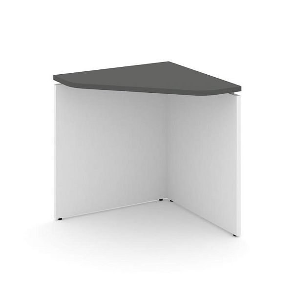 Стайл Проджект Угловой элемент стола SN-D.USP-011 Антрацит NEW/Белый/Металл Антрацит 700*700*750 - Вид 1