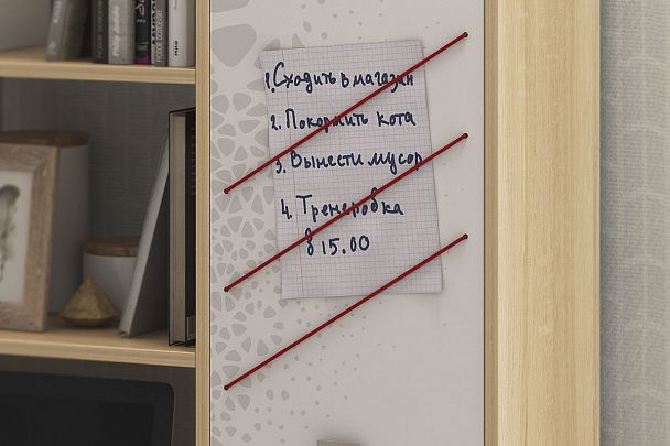 Энерджи Надстройка 1200 прямая MDE-08.1623 дуб сонома/белый - Вид 4