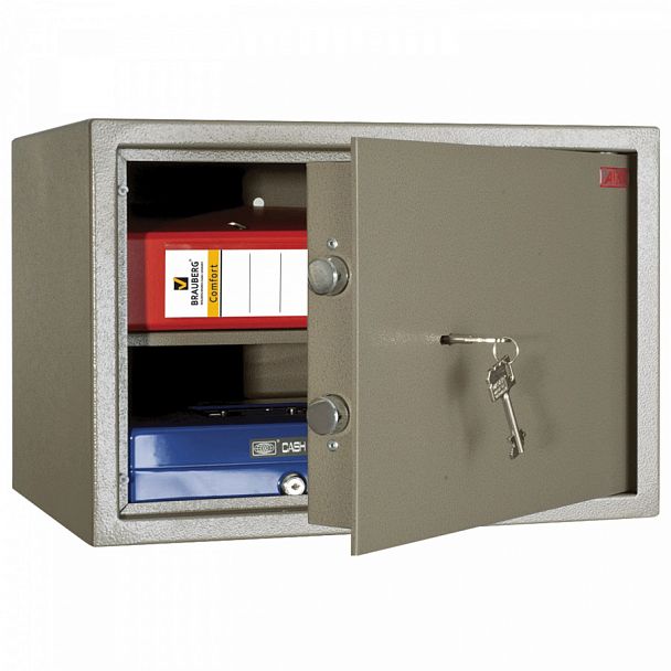 Сейф AIKO "ТМ-30", 300х440х355 мм, 16 кг, ключевой замок, полка - Вид 1