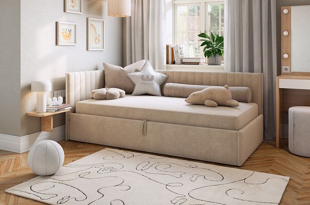 Кровать с подъемным механизмом Твикс (Тахта) 90х200 см 170631.2170 - Вид 1