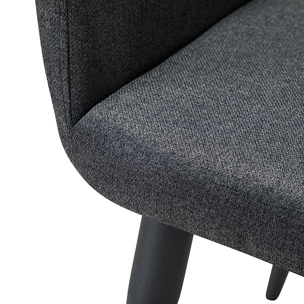 Кресло Oscar тёмно-серый/черный - Вид 6
