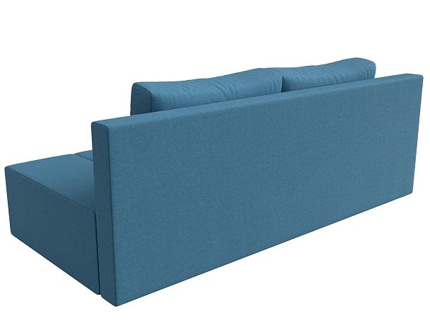 Диван прямой Сан Марко Рогожка голубой - Вид 7