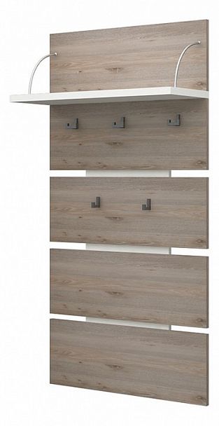 Вешалка настенная Домино нельсон СТ-50 Белый/Нельсон - Вид 1