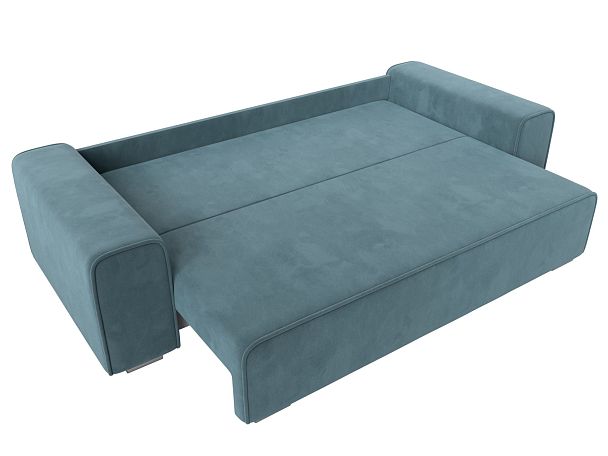Прямой диван Лига-029 Велюр бирюзовый - Вид 8