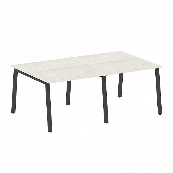 Стол для переговоров "Metal System" БА.ПРГ-2.1 дуб наварра/антрацит - Вид 1