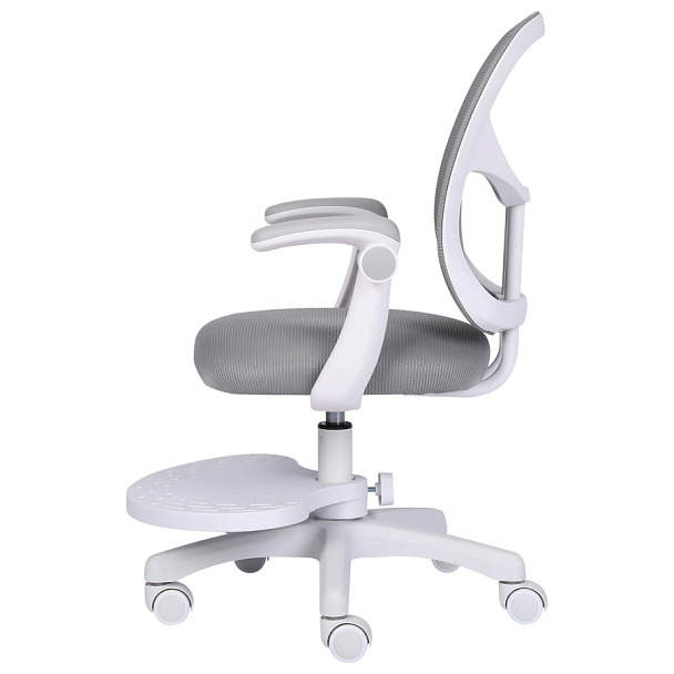 Кресло детское с подставкой для ног BRABIX "Toy MG-205", сетка/ткань TW, серое, 533153 - Вид 10