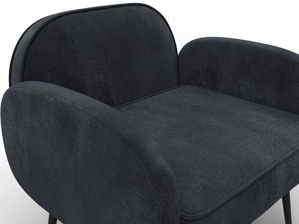 Кресло Лига-086 Велюр серый - Вид 4