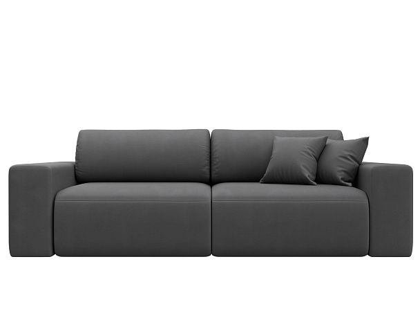 Диван прямой Лига-036 НПБ Классик Искусственная замша серый - Вид 2