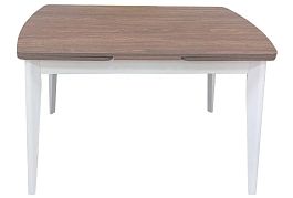 Стол БЕРГЕН ЛДСП, 16мм, 1200(2000)*800, Морское дерево винтаж/белый - Фото предпросмотра