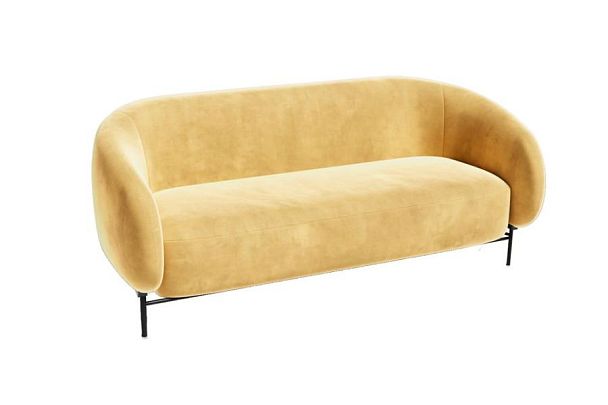 Belt Диван двухместный BLT-2 Kardif 14/Металл Черный 1560*850*730 - Вид 1