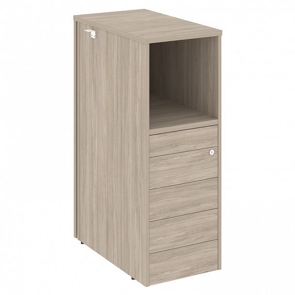 Тумба 5 ящиков TIP-ON проходная,  средняя "Onix" O.R-TV-5TIP дуб аттик - Вид 1