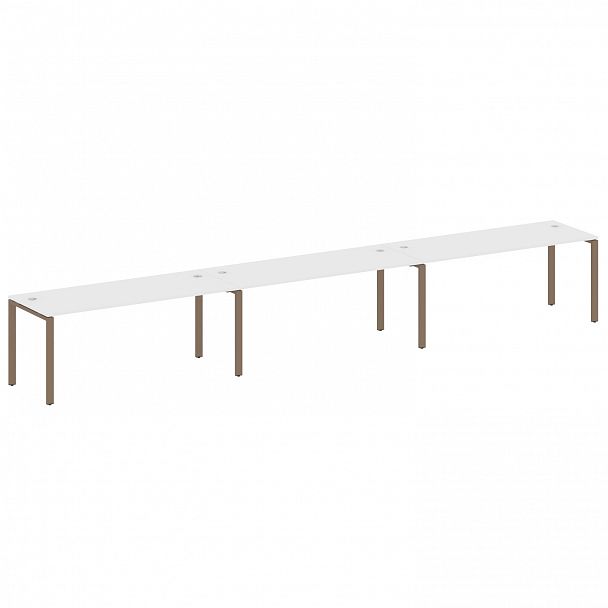 Рабочая станция "Metal System" БП.СМ-3.5 белый/мокко - Вид 1