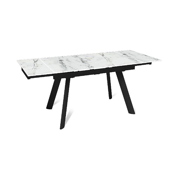 Стол раскладной Stone (120+30+30), керамика глянцевая Ice Jade - Вид 7