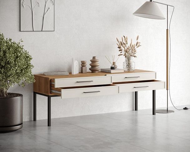 Консоль с четыремя ящиками Nicole арт NEM23 - Вид 2