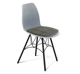 Стул Sheffilton SHT-ST29-CN4/S100 серый/темный графит/черный муар - Фото предпросмотра