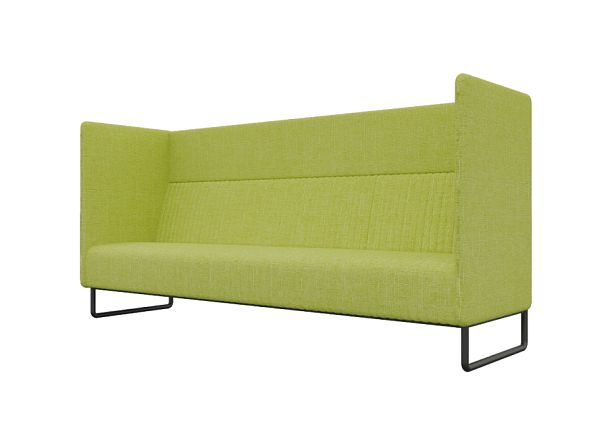 Bronks Диван трехместный BROS-3 Romeo 07/Металл Черный 2100*760*1180 - Вид 1