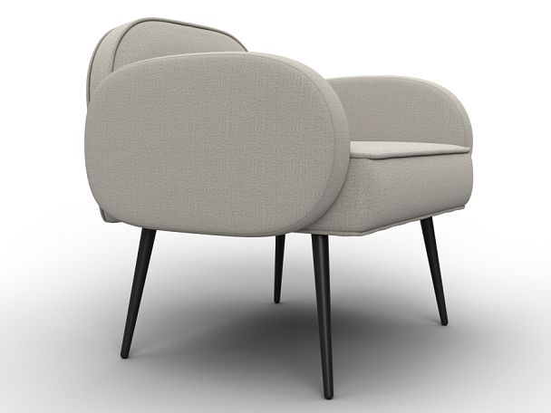 Кресло Лига-086 Рогожка бежевый - Вид 3