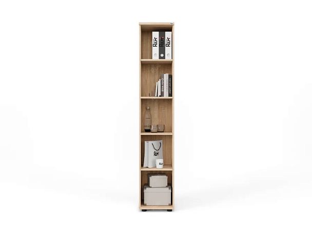 ЛАЙТ / LIGHT RLG026-35x35 Узкий стеллаж 35x35x183 Дуб Сонома - Вид 3