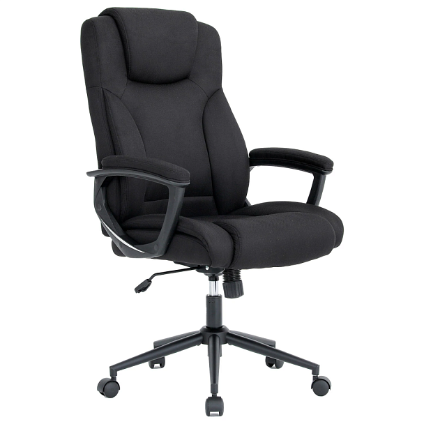 Кресло BRABIX PREMIUM "Adagio EX-551", ткань, пятилучие металл, черное, 532938 - Вид 2