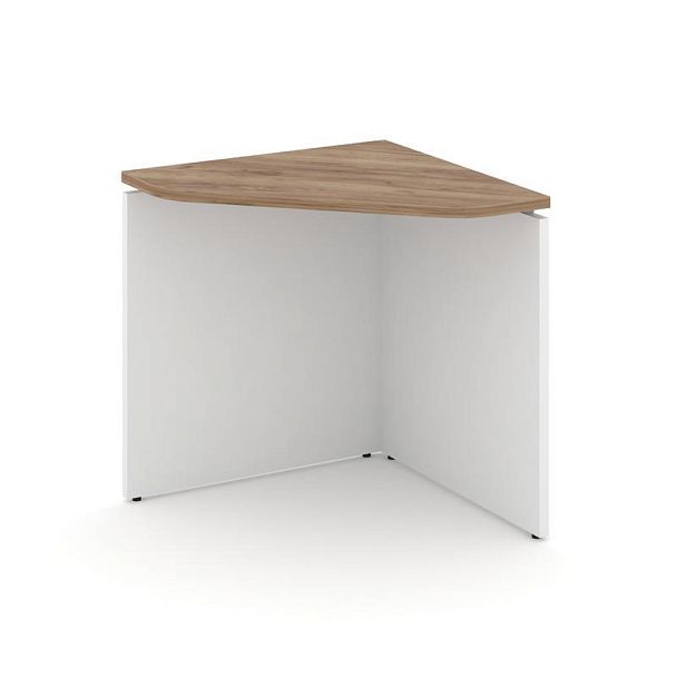 Стайл Проджект Угловой элемент стола SN-D.USP-011 Дуб Табак/Белый/Металл Антрацит 700*700*750 - Вид 1