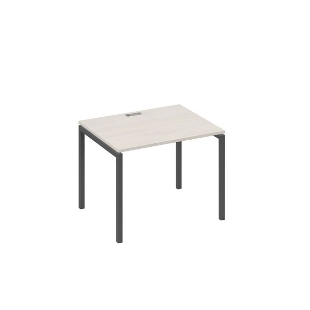 Стол письменный на металлокаркасе DUE A4 А4 Б2 022 БП дуб / металлокаркас антрацит - Вид 1