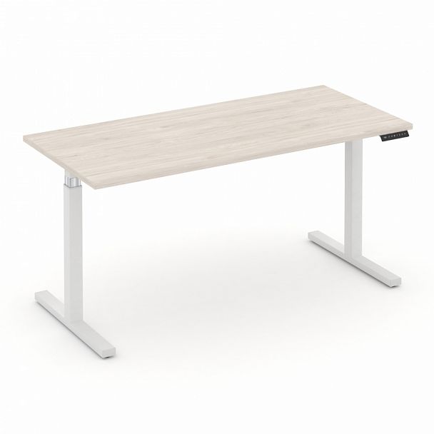Стол электроподъемный "MOVE UP" MV.SE-4.7 Белый металл /  Денвер Светлый - Вид 1