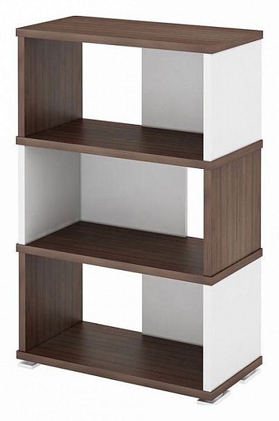 Стеллаж СБ-10/3 Белый/Шамони - Вид 1