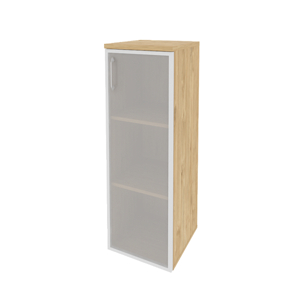Onix Шкаф средний узкий правый O.SU-2.4 R (R) Тиквуд светлый 400*420*1207 - Вид 1