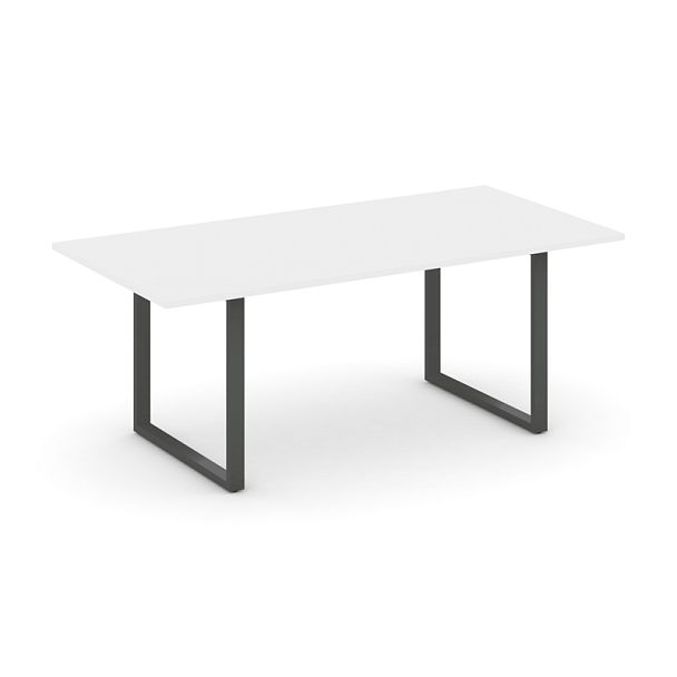 Style Project Direct Direct Стол переговорный SN-6O.SPRG-198.3 Белый/Металл Антрацит 1980*980*750 - Вид 1
