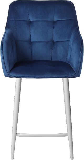 Комплект полубарных поворотных кресел Мони К, Confetti blue/белый, 2 шт. - Вид 3