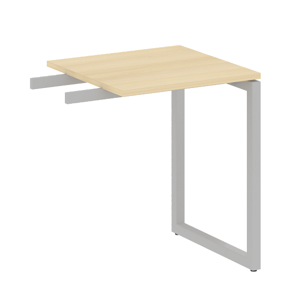 Metal System Quattro Приставной элемент на О-образном м/к 40БО.ПР-1 Акация/Серый металл 600*600*750 - Вид 1