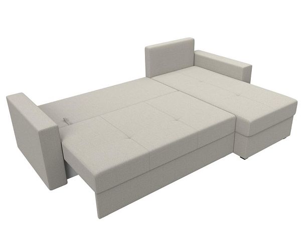 Диван угловой Верона Лайт правый угол Рогожка бежевый - Вид 8