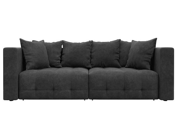 Диван прямой Лига-052 НПБ Велюр серый - Вид 2