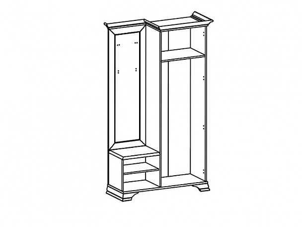 Стенка для прихожей Кентаки S132-PPK/110P - Вид 2