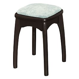 Табурет с фигурной ножкой / мягкий / бочонок Н Венге (Лак),FRESCA BRILLIANT - Фото предпросмотра