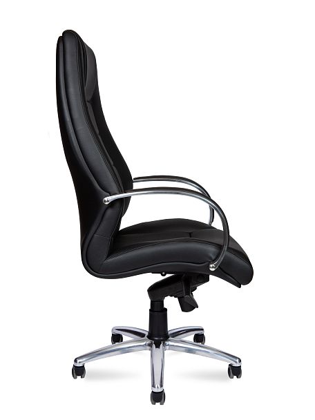 Кресло офисное Bern  black / черная экокожа - Вид 3