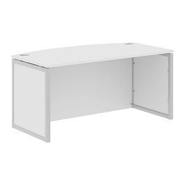 Стол руководителя XQPET 169H Белый/Алюминий 1600х867х750 XTEN-QP - Фото предпросмотра