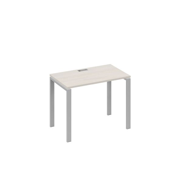 Стол письменный на металлокаркасе UNO A4 А4 Б1 002 БП дуб / металлокаркас серый - Вид 1