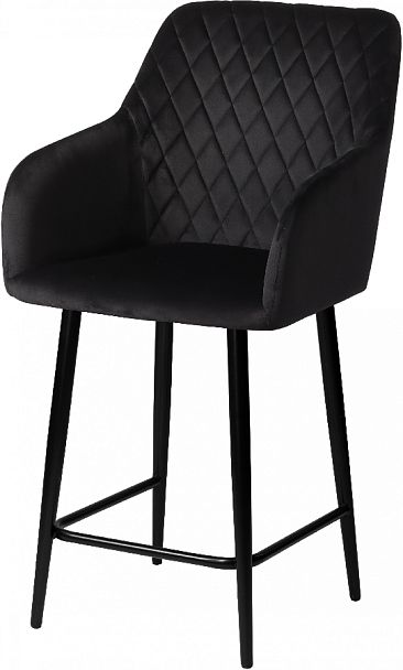 Комплект полубарных поворотных кресел Барли К, черный H75/черный, 2 шт. - Вид 2