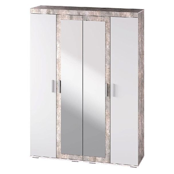 "Инстайл" ШК-31 метрополитан грей/белый (замена на бетон/белый) - Вид 1