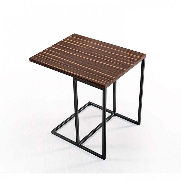 Интерьерный стол "Loft 2" эбони - Вид 1