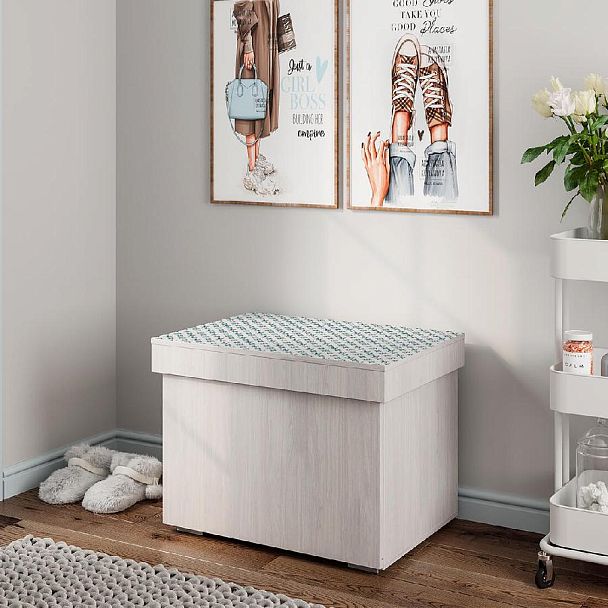 Сундук "Мебелони" ТБ-26 ясень белый - Вид 3