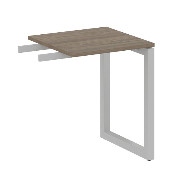 Metal System Quattro Приставной элемент на О-образном м/к 50БО.ПР-1 Вяз/Серый металл 600*600*750 - Вид 1