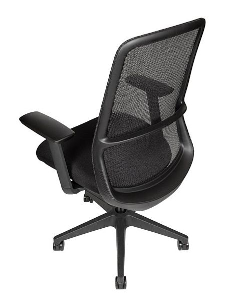 Кресло офисное / Некст LB блэк  / Next LB black / черная сетка/черная ткань - Вид 6