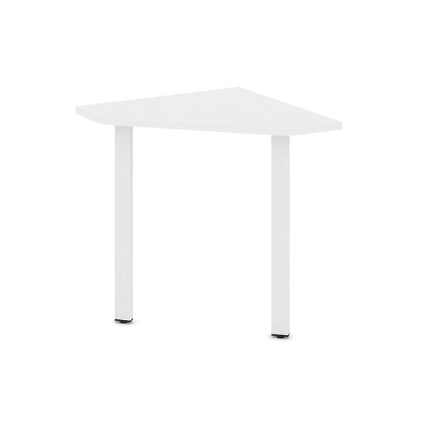 Стайл Проджект Угловой элемент стола SN-6.USP-011 Белый/Металл Белый 700*700*750 - Вид 1