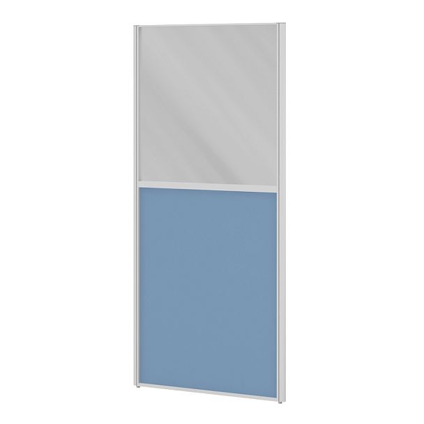 Модуль комбинированный "Мобильные офисные перегородки «Ритм»"  ПК-РТМ-МДК167х120С/Д-В1-305 серый - Вид 1