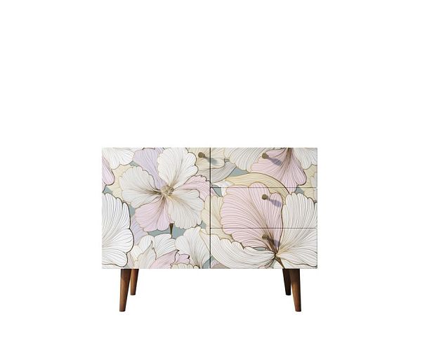 Комод Berber три ящика и дверка 31 принт арт BB34/Print_31 - Вид 1