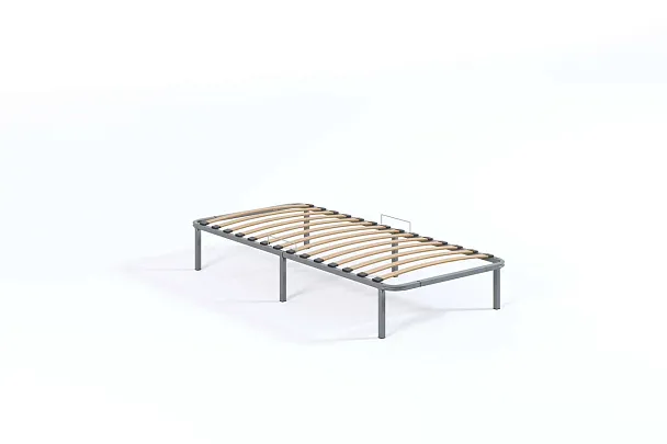 Кровать - подиум металлическая София 900*2000, цвет серый - Вид 2