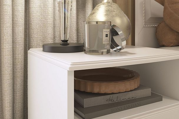 Белла Тумба прикроватная SMB-14.1651 белый/джелато софт - Вид 4